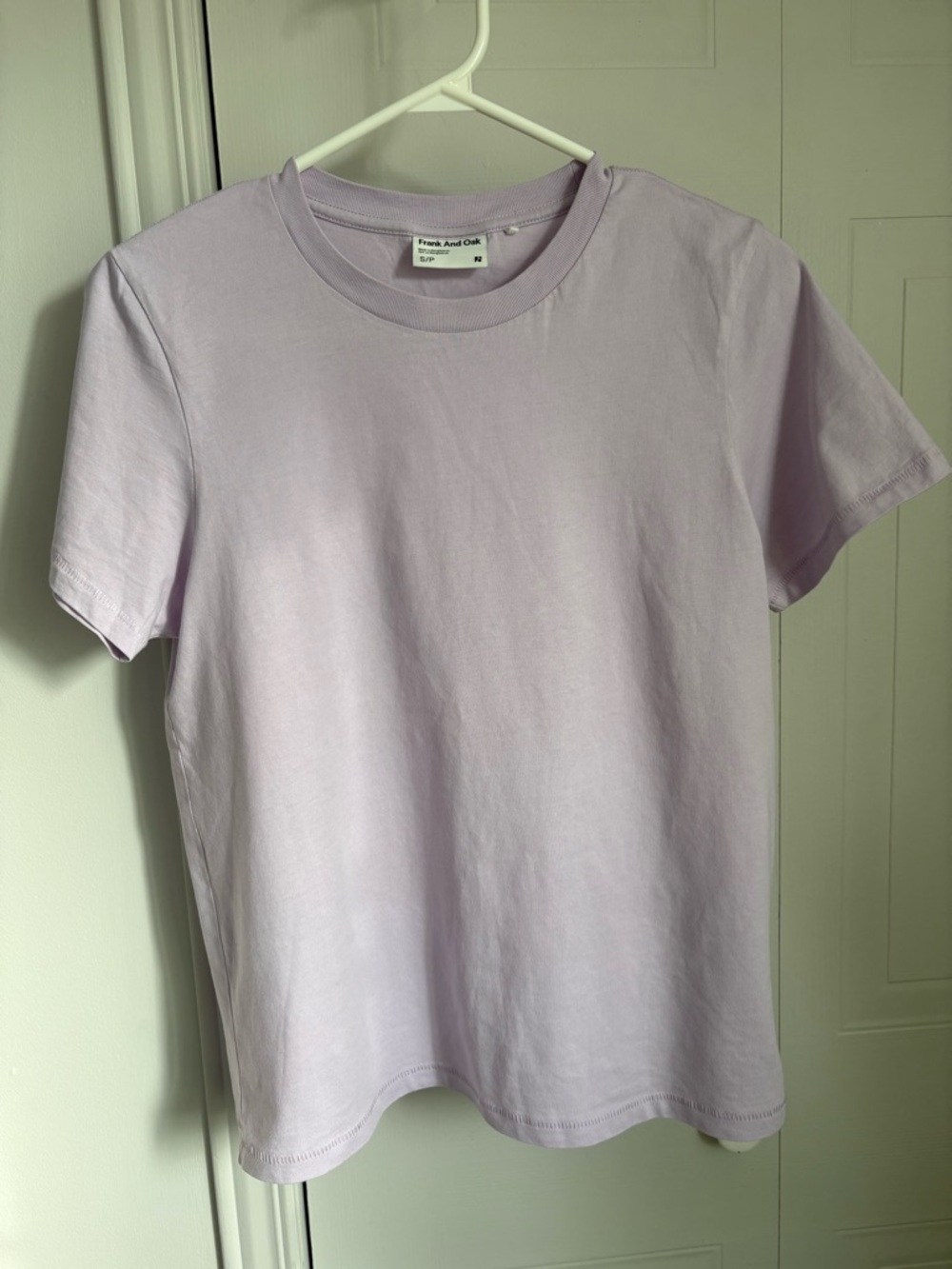 Frank & Oak Lilac Crewneck Tee